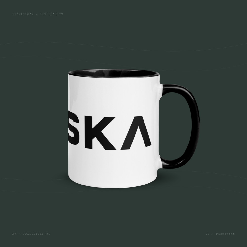 "ALASKA" Coffee Mug (Two-tone) - front