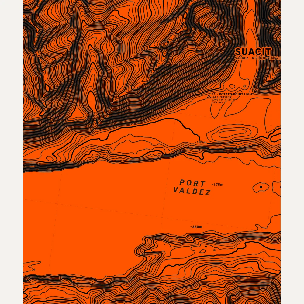 Real garment mockup of Valdez Fjord Narrows Technical Fjord Windbreaker, Safety Neon Orange