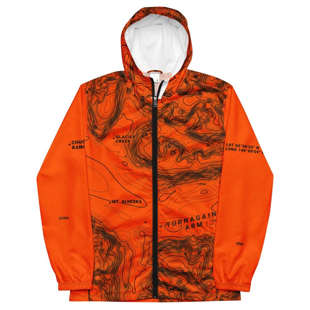 Girdwood Turnagain Arm Technical Fjord Windbreaker Flat Front