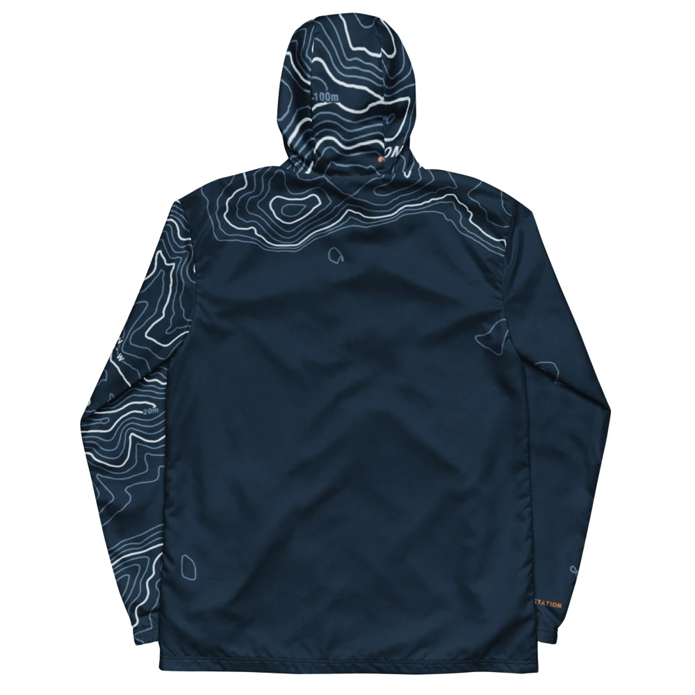 Fairbanks Chena River Technical Interior Windbreaker Flat Back