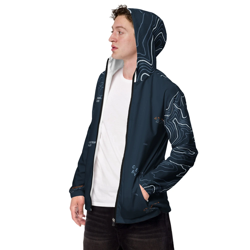 Fairbanks Chena River Technical Interior Windbreaker Quarter