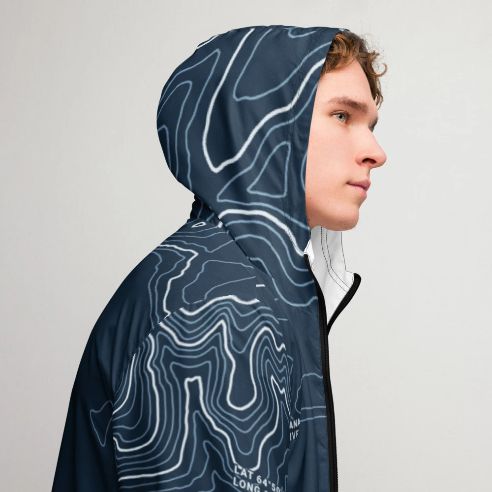 Fairbanks Chena River Technical Interior Windbreaker Lifestyle Profile
